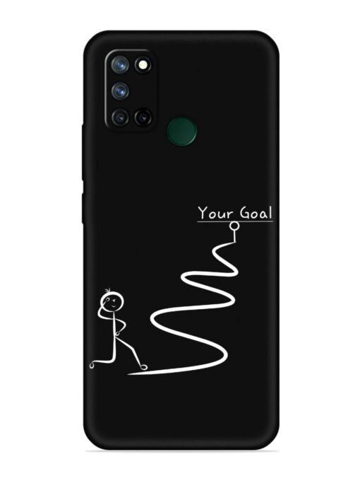 Your Goal Embossed Soft Silicone Case for Realme 7I Zapvi