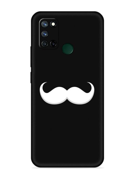 Mustache Vector Embossed Soft Silicone Case for Realme 7I Zapvi