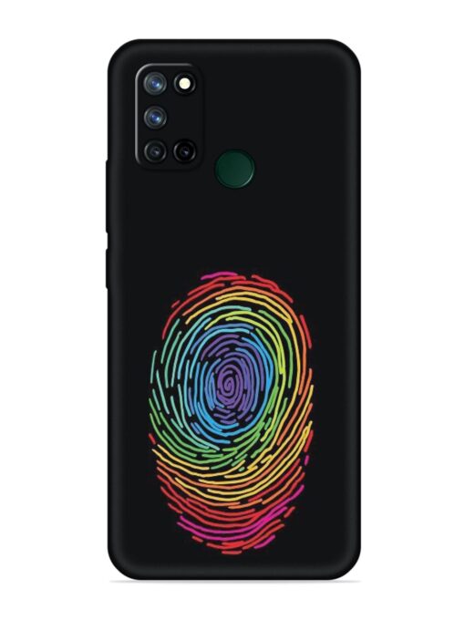 Fingerprint Of Thumb Art Embossed Soft Silicone Case for Realme 7I