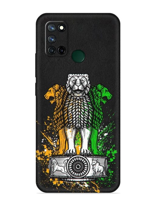 Pillars Of Ashoka Embossed Soft Silicone Case for Realme 7I Zapvi