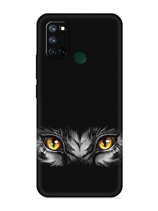 Scary Eye Embossed Soft Silicone Case for Realme 7I Zapvi