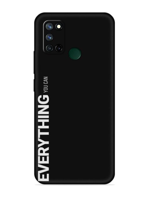 Everything You Can Embossed Soft Silicone Case for Realme 7I Zapvi