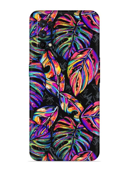 Tropical Seamless Vector Embossed Soft Silicone Case for Realme 7 Pro Zapvi