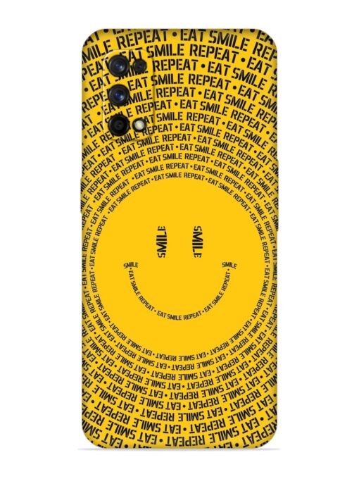 Smiley Embossed Soft Silicone Case for Realme 7 Pro