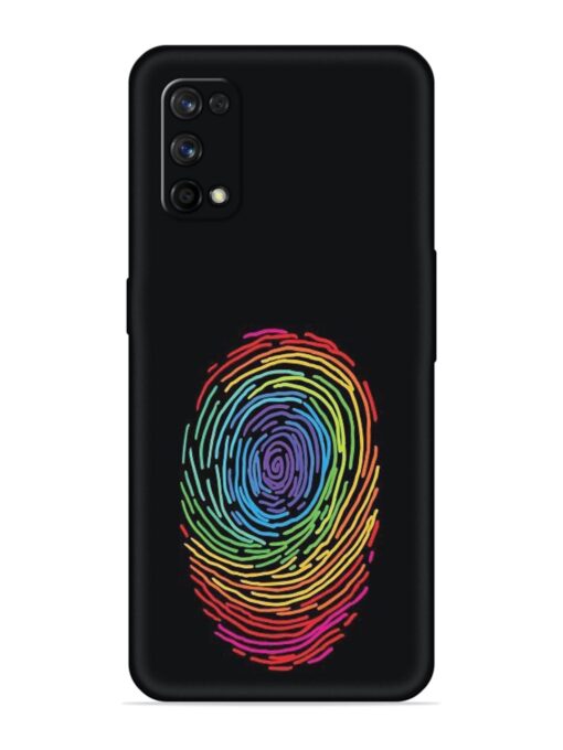 Fingerprint Of Thumb Art Embossed Soft Silicone Case for Realme 7 Pro