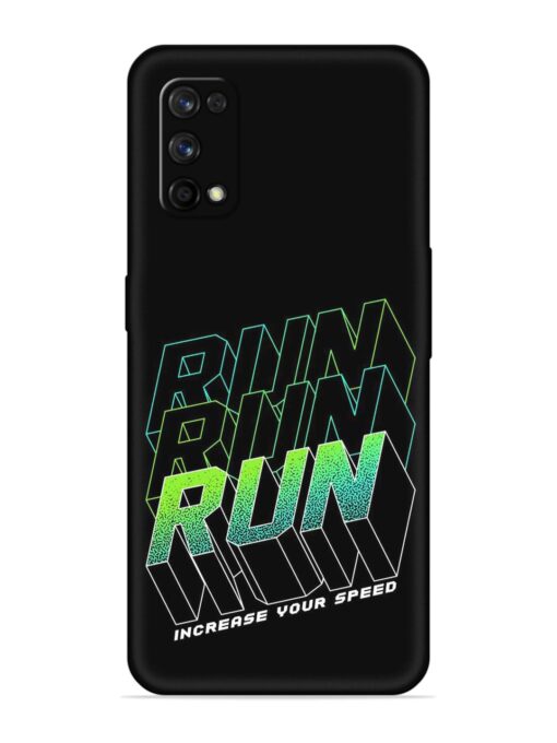 Run Embossed Soft Silicone Case for Realme 7 Pro Zapvi