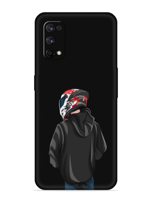 Motorcycle Rider Embossed Soft Silicone Case for Realme 7 Pro