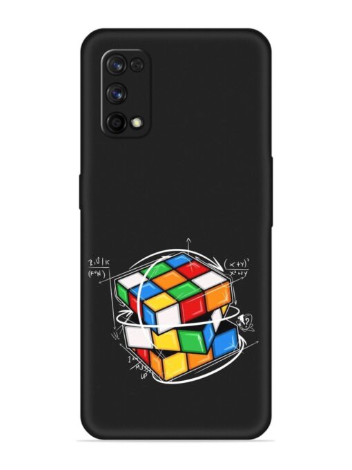 Cubik Vector Embossed Soft Silicone Case for Realme 7 Pro