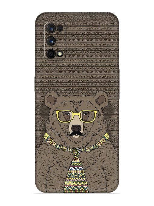 Grizzly Bear Embossed Soft Silicone Case for Realme 7 Pro