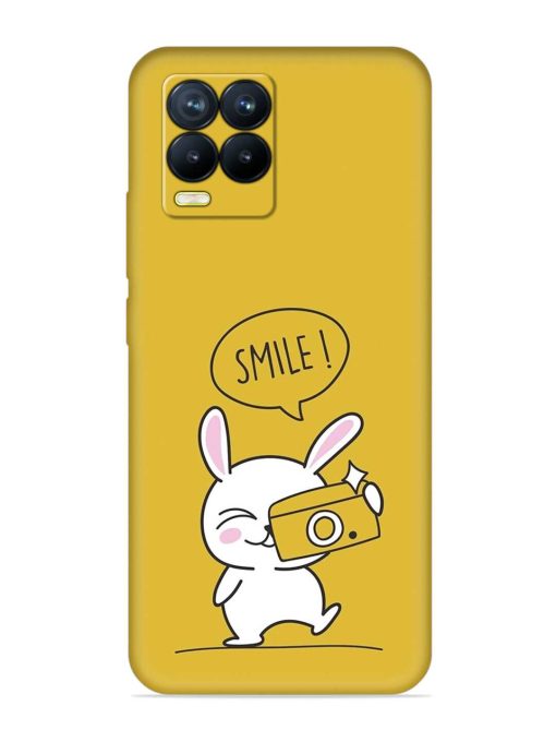 Hey Smile Please Embossed Soft Silicone Case for Realme 8 (4G)