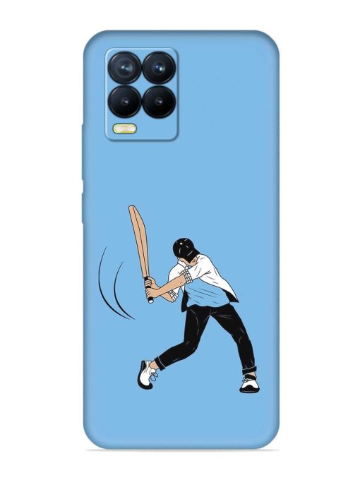 Cricket Gully Boy Embossed Soft Silicone Case for Realme 8 (4G) Zapvi