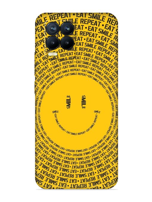 Smiley Embossed Soft Silicone Case for Realme 8 (4G)