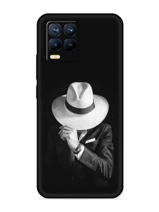 Men Under Hat Embossed Soft Silicone Case for Realme 8 (4G)