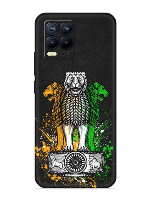 Pillars Of Ashoka Embossed Soft Silicone Case for Realme 8 (4G)