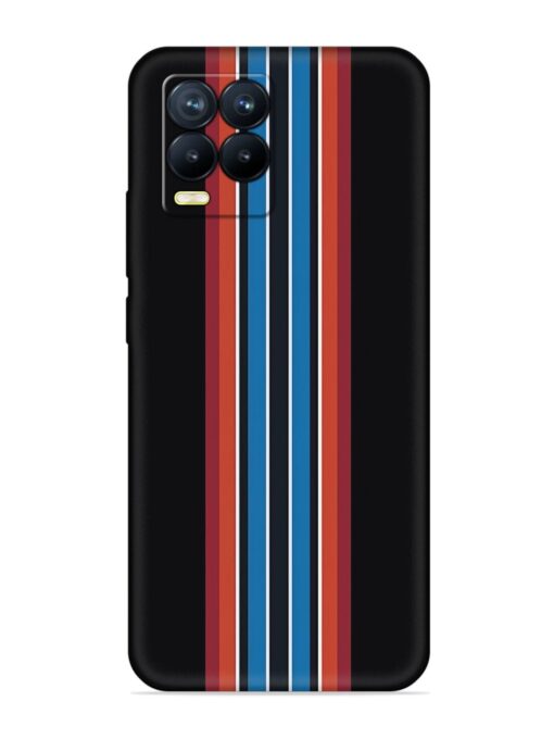 Vertical Strips Embossed Soft Silicone Case for Realme 8 (4G)