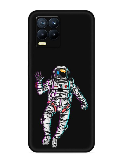 Spaceman Embossed Soft Silicone Case for Realme 8 (4G) Zapvi