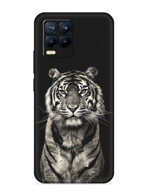 Tiger Art Embossed Soft Silicone Case for Realme 8 (4G) Zapvi