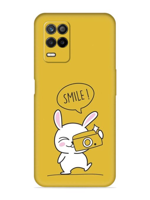 Hey Smile Please Embossed Soft Silicone Case for Realme 8 (5G) Zapvi