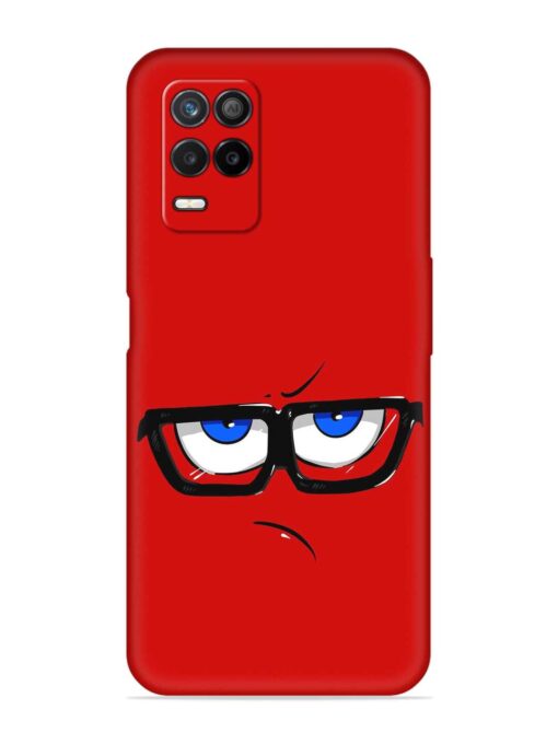 Rad Angry Face Embossed Soft Silicone Case for Realme 8 (5G) Zapvi