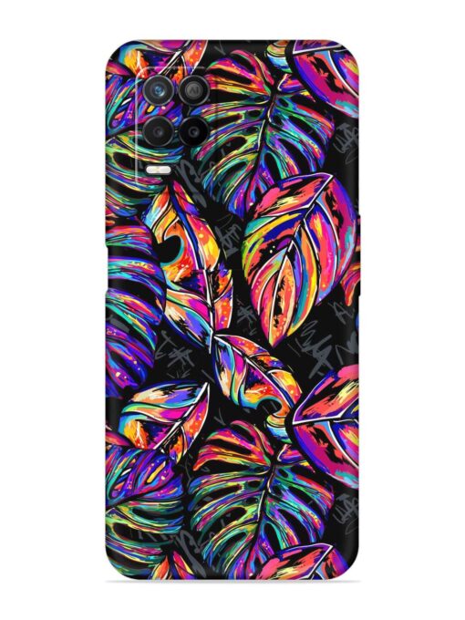 Tropical Seamless Vector Embossed Soft Silicone Case for Realme 8 (5G) Zapvi