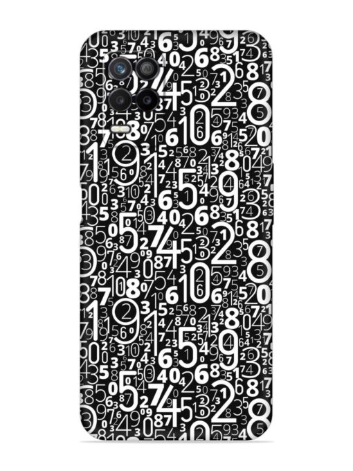 Many Numbers Different Embossed Soft Silicone Case for Realme 8 (5G) Zapvi