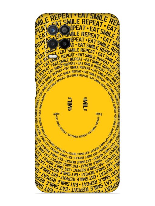 Smiley Embossed Soft Silicone Case for Realme 8 (5G) Zapvi