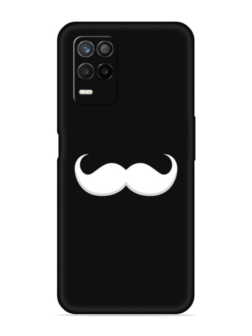 Mustache Vector Embossed Soft Silicone Case for Realme 8 (5G)