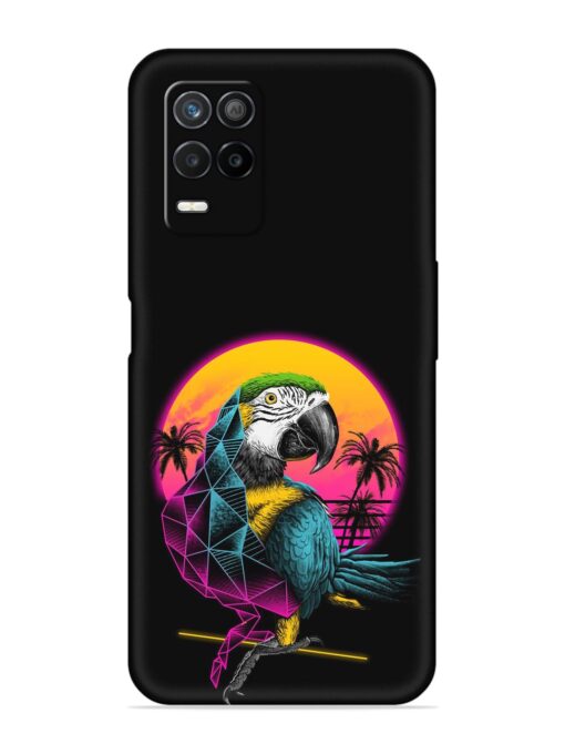 Rad Parrot Embossed Soft Silicone Case for Realme 8 (5G)