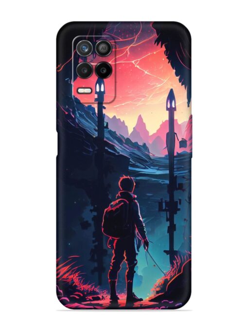 Cgs Artwork Embossed Soft Silicone Case for Realme 8 (5G)