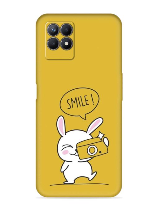 Hey Smile Please Embossed Soft Silicone Case for Realme 8I Zapvi