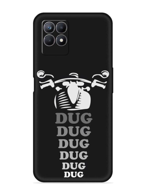 Dug Dug Dug Embossed Soft Silicone Case for Realme 8I Zapvi