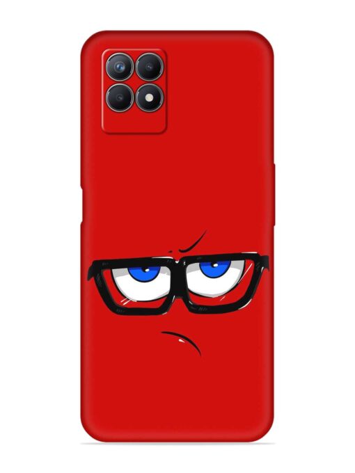 Rad Angry Face Embossed Soft Silicone Case for Realme 8I Zapvi