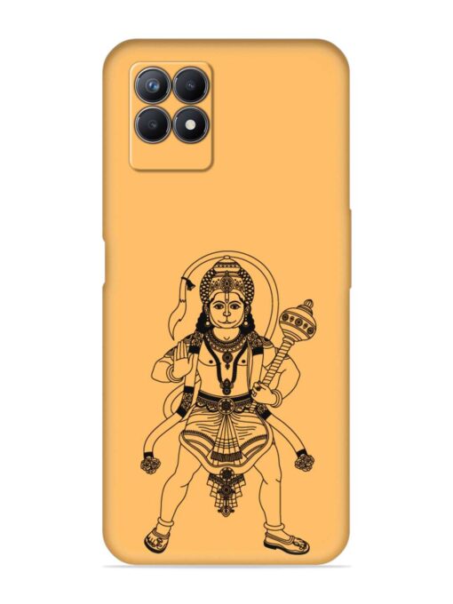 Indian God Hanuman Embossed Soft Silicone Case for Realme 8I Zapvi