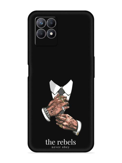 Rebels Slogan Man Embossed Soft Silicone Case for Realme 8I