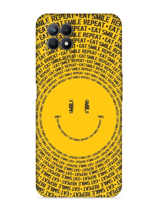 Smiley Embossed Soft Silicone Case for Realme 8I Zapvi