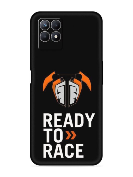 Ready To Race Embossed Soft Silicone Case for Realme 8I Zapvi