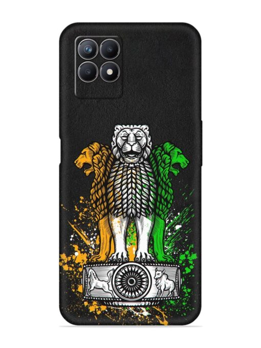 Pillars Of Ashoka Embossed Soft Silicone Case for Realme 8I