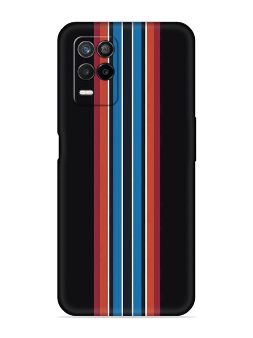 Vertical Strips Embossed Soft Silicone Case for Realme 8S (5G) Zapvi