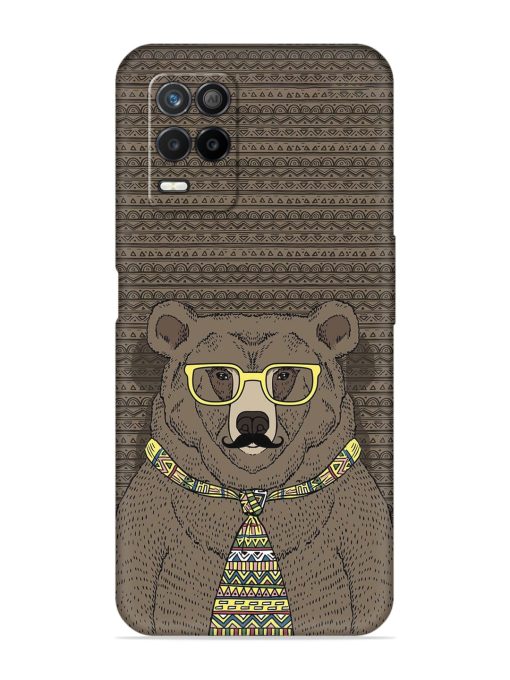 Grizzly Bear Embossed Soft Silicone Case for Realme 8S (5G)