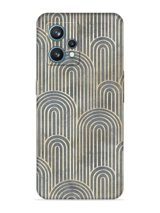 Art Deco Style Embossed Soft Silicone Case for Realme 9 (4G)