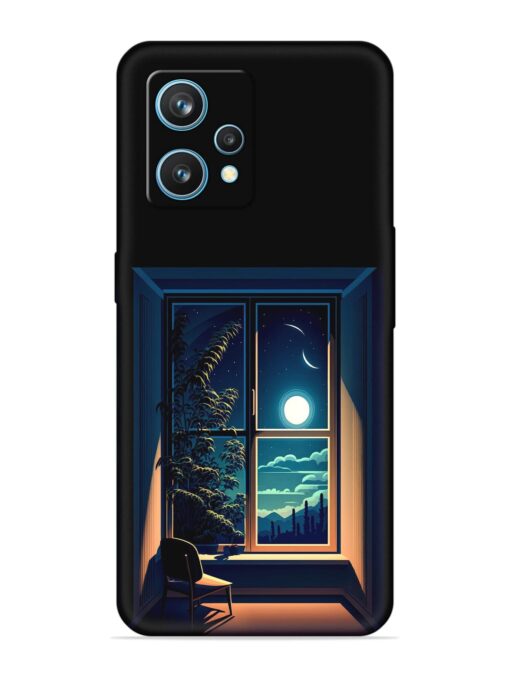 Night View At Window Embossed Soft Silicone Case for Realme 9 (4G)