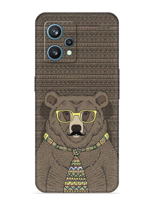 Grizzly Bear Embossed Soft Silicone Case for Realme 9 (4G)