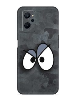Big Eyes Night Mode Embossed Soft Silicone Case for Realme 9I (4G)
