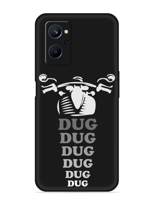 Dug Dug Dug Embossed Soft Silicone Case for Realme 9I (4G) Zapvi