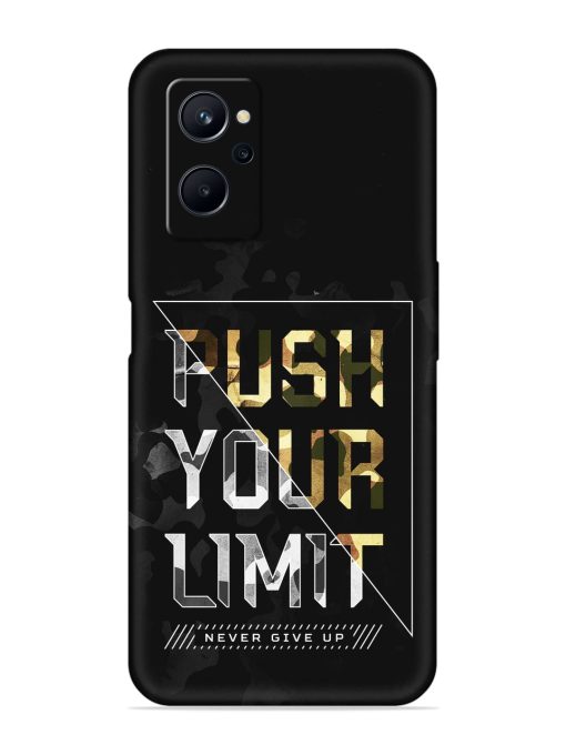 Push Your Limits Embossed Soft Silicone Case for Realme 9I (4G) Zapvi