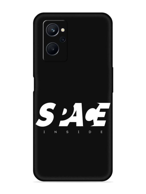 Space Typography Art Embossed Soft Silicone Case for Realme 9I (4G) Zapvi