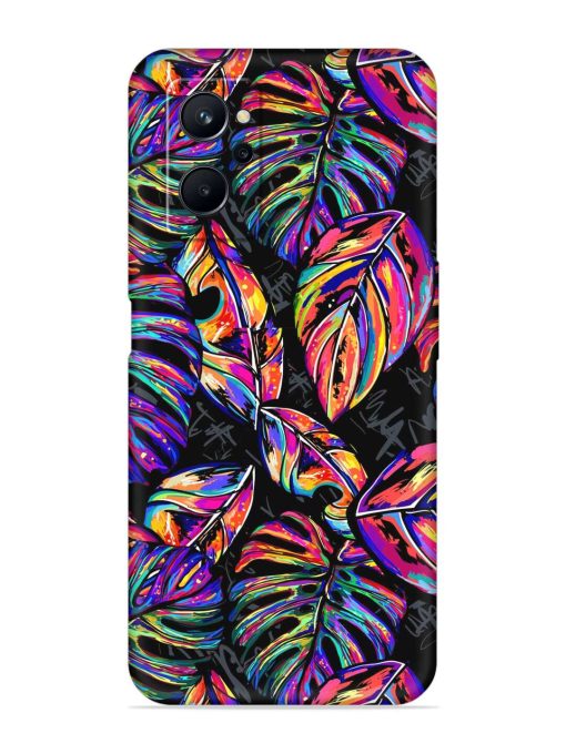 Tropical Seamless Vector Embossed Soft Silicone Case for Realme 9I (4G) Zapvi