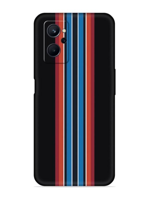 Vertical Strips Embossed Soft Silicone Case for Realme 9I (4G)