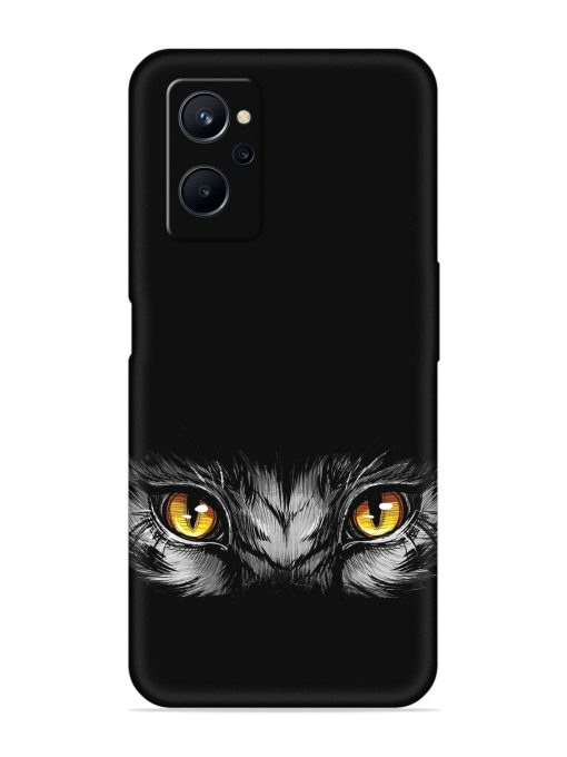 Scary Eye Embossed Soft Silicone Case for Realme 9I (4G)