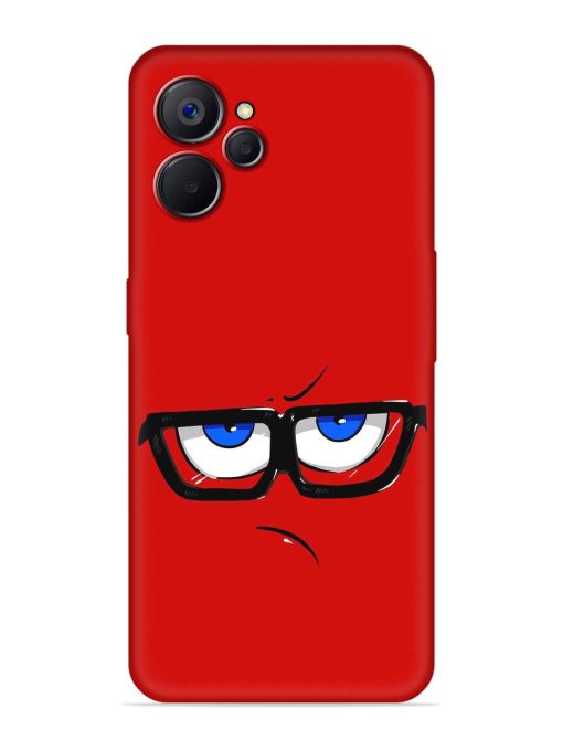 Rad Angry Face Embossed Soft Silicone Case for Realme 9I (5G) Zapvi